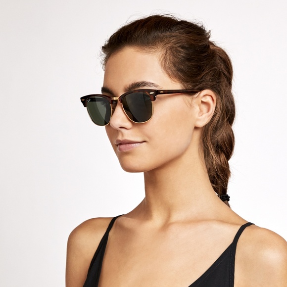 Ray Ban Clubmaster Matte Tortoise Shop Clothing Shoes Online
